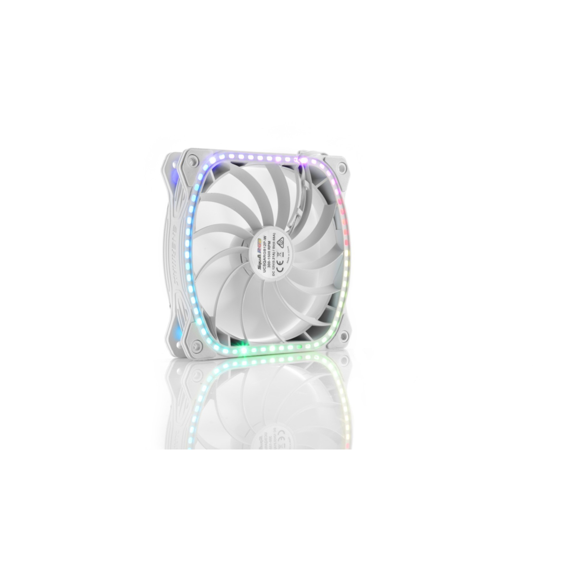 PC- Gehäuselüfter Enermax SquA RGB UCSQARGB12P-W-BP3 - 3er Pack (weiß) PC- Gehäuselüfter Enermax SquA RGB UCSQARGB12P-W-BP3 - 3er Pack (weiß)