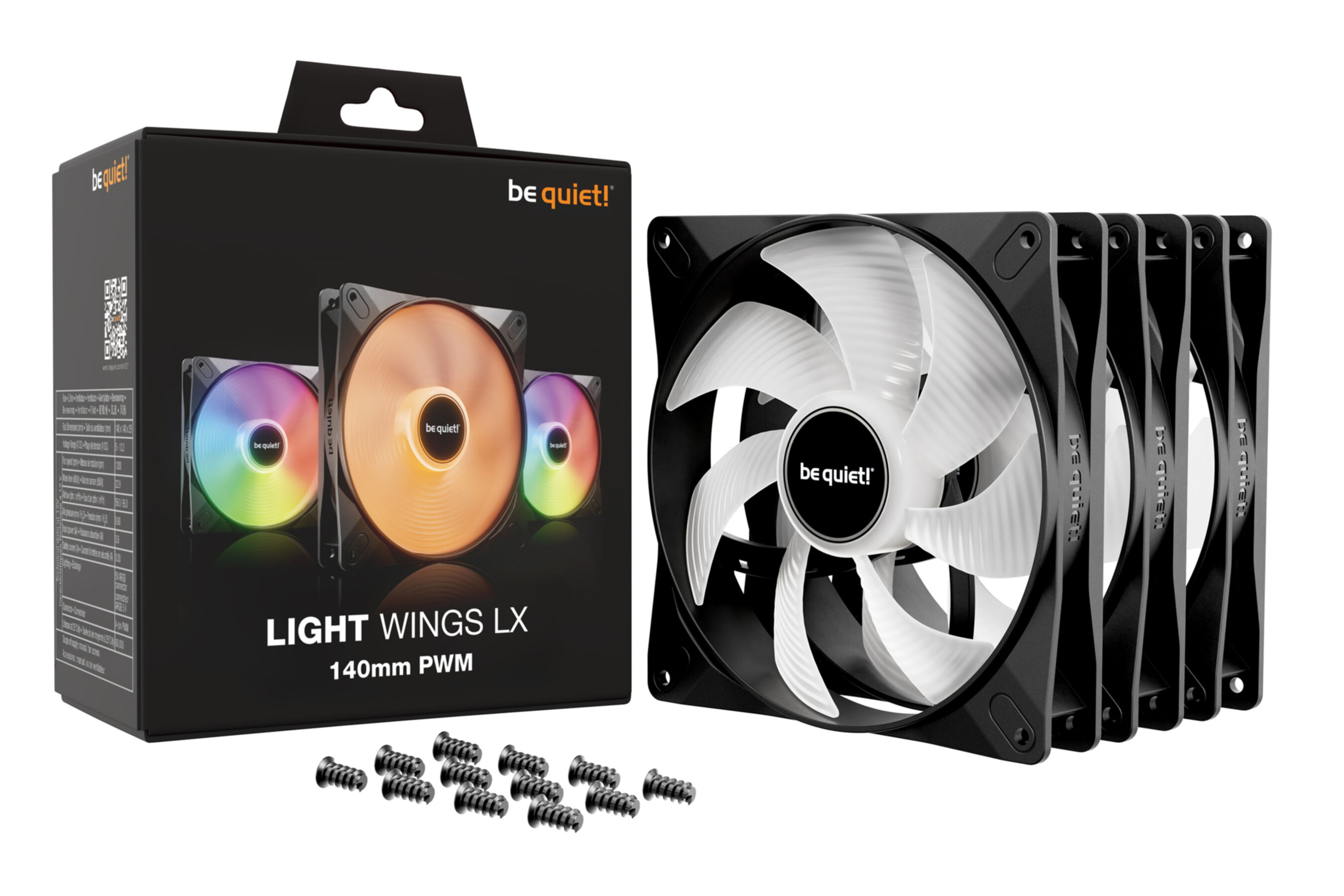 PC- Gehäuselüfter Be Quiet Light Wings LX 140mm PWM (triple pack) PC- Gehäuselüfter Be Quiet Light Wings LX 140mm PWM (triple pack)