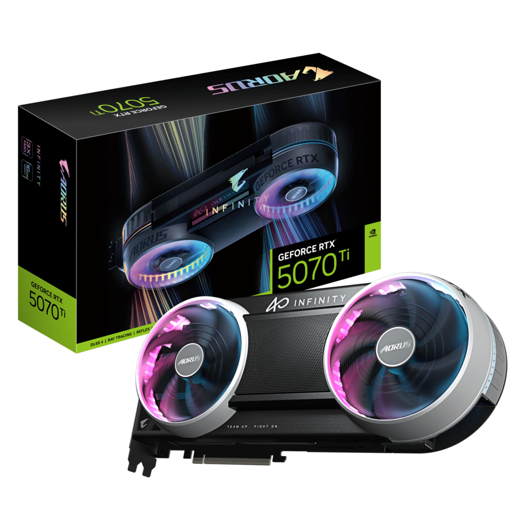 VGA Gigabyte GeForce® RTX 5070TI 16GB AORUS INFINITY