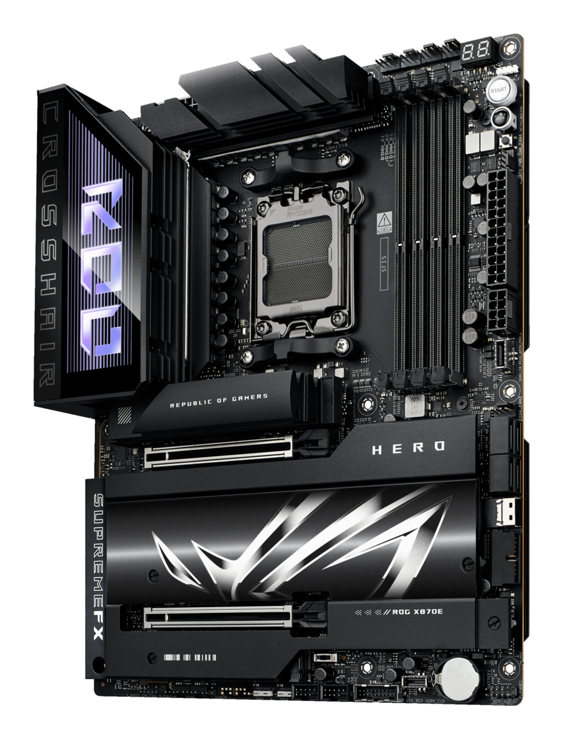 ASUS ROG CROSSHAIR X870E HERO (AM5) (D) ASUS ROG CROSSHAIR X870E HERO (AM5) (D)