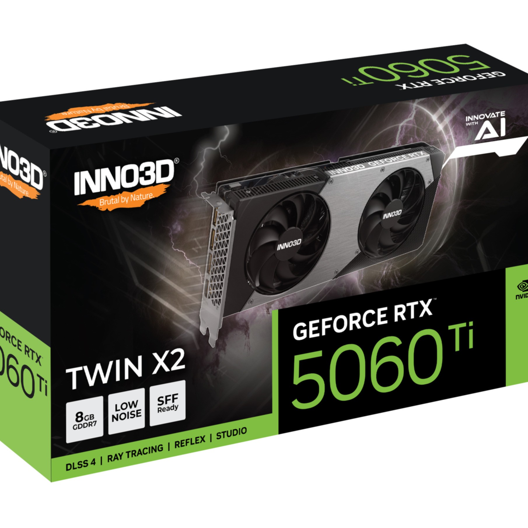VGA Inno3D GeForce® RTX 5060 TI 8GB Twin X2 VGA Inno3D GeForce® RTX 5060 TI 8GB Twin X2