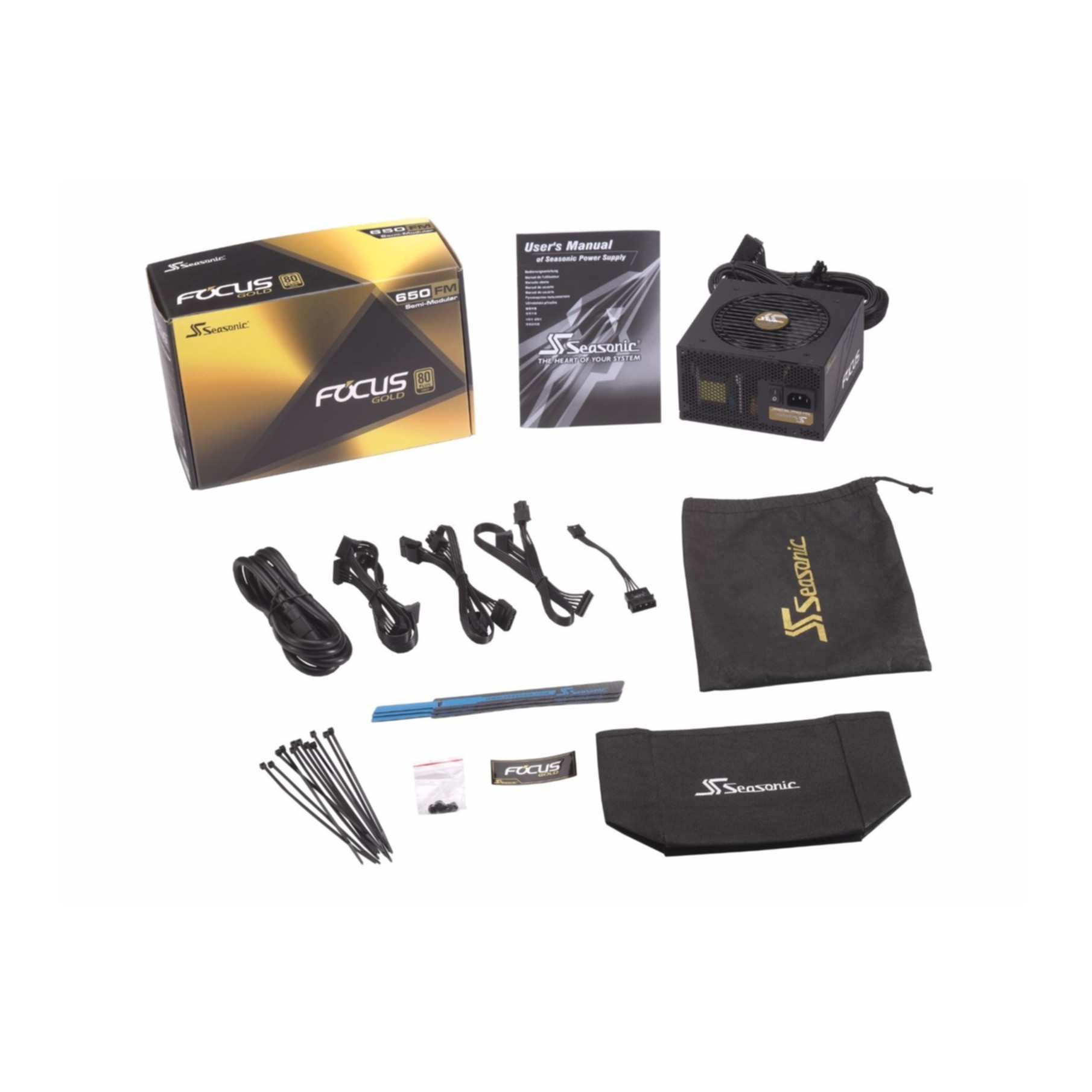 PC- Netzteil Seasonic G12-GM-650 Semi-Modular 80+ Gold PC- Netzteil Seasonic G12-GM-650 Semi-Modular 80+ Gold