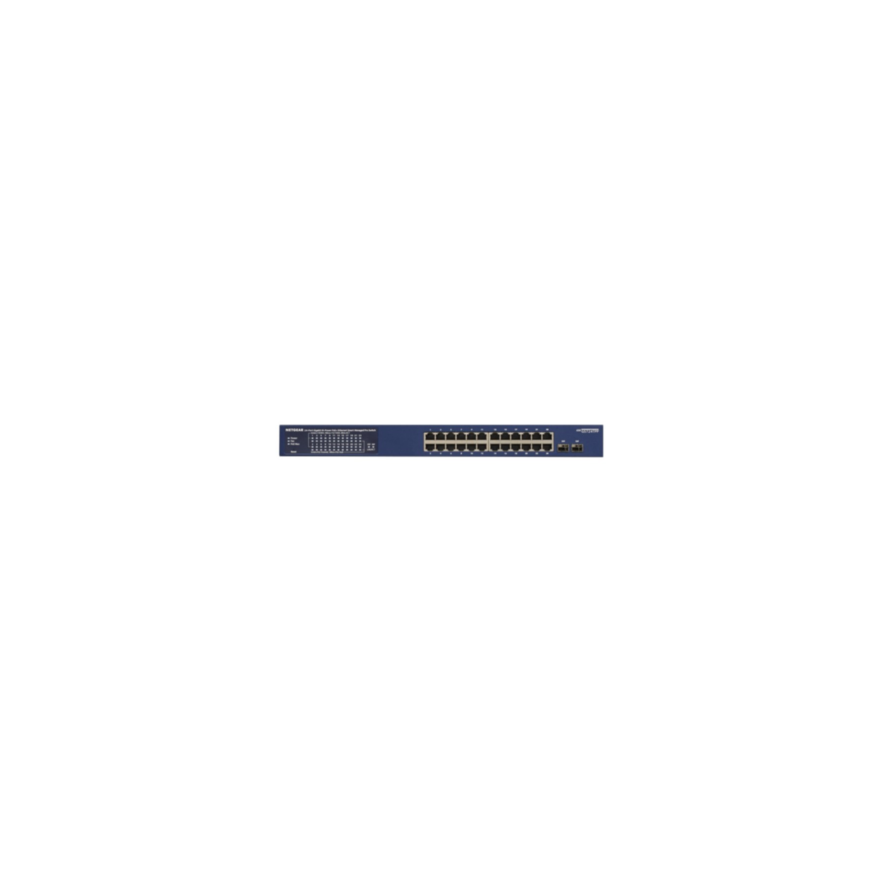 NETGEAR Switch Desktop 24-port 10/100/1000 GS724TP-300EUS NETGEAR Switch Desktop 24-port 10/100/1000 GS724TP-300EUS