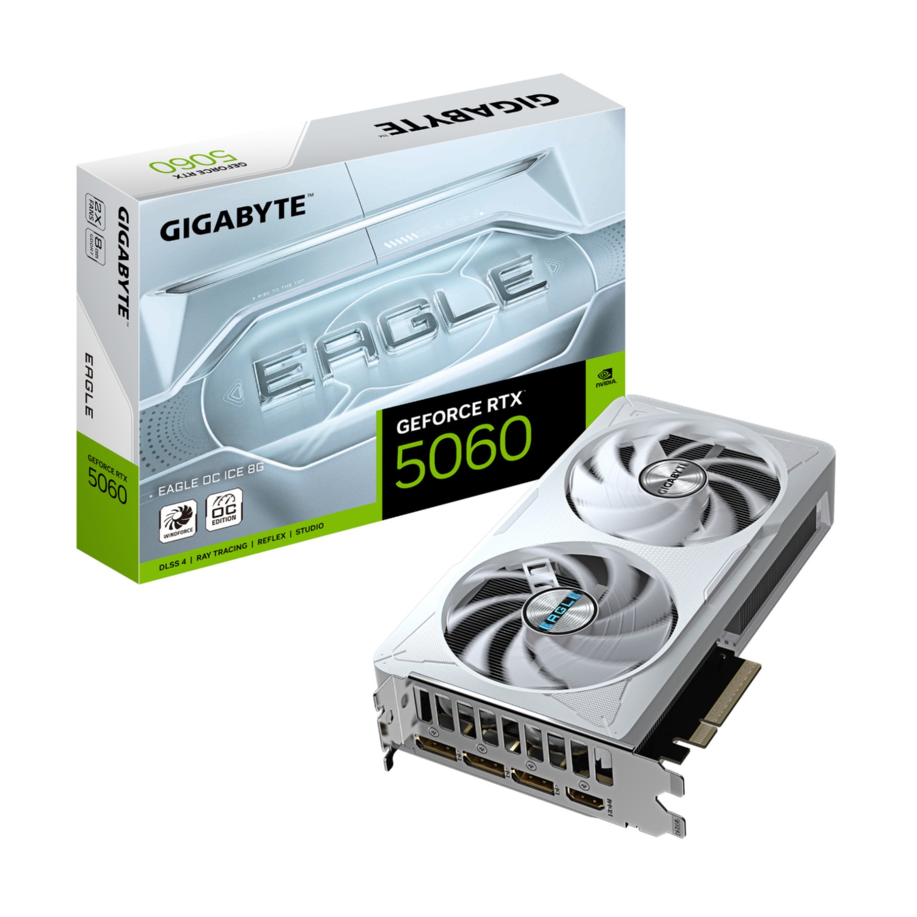 VGA Gigabyte GeForce® RTX 5060 8GB EAGLE OC ICE