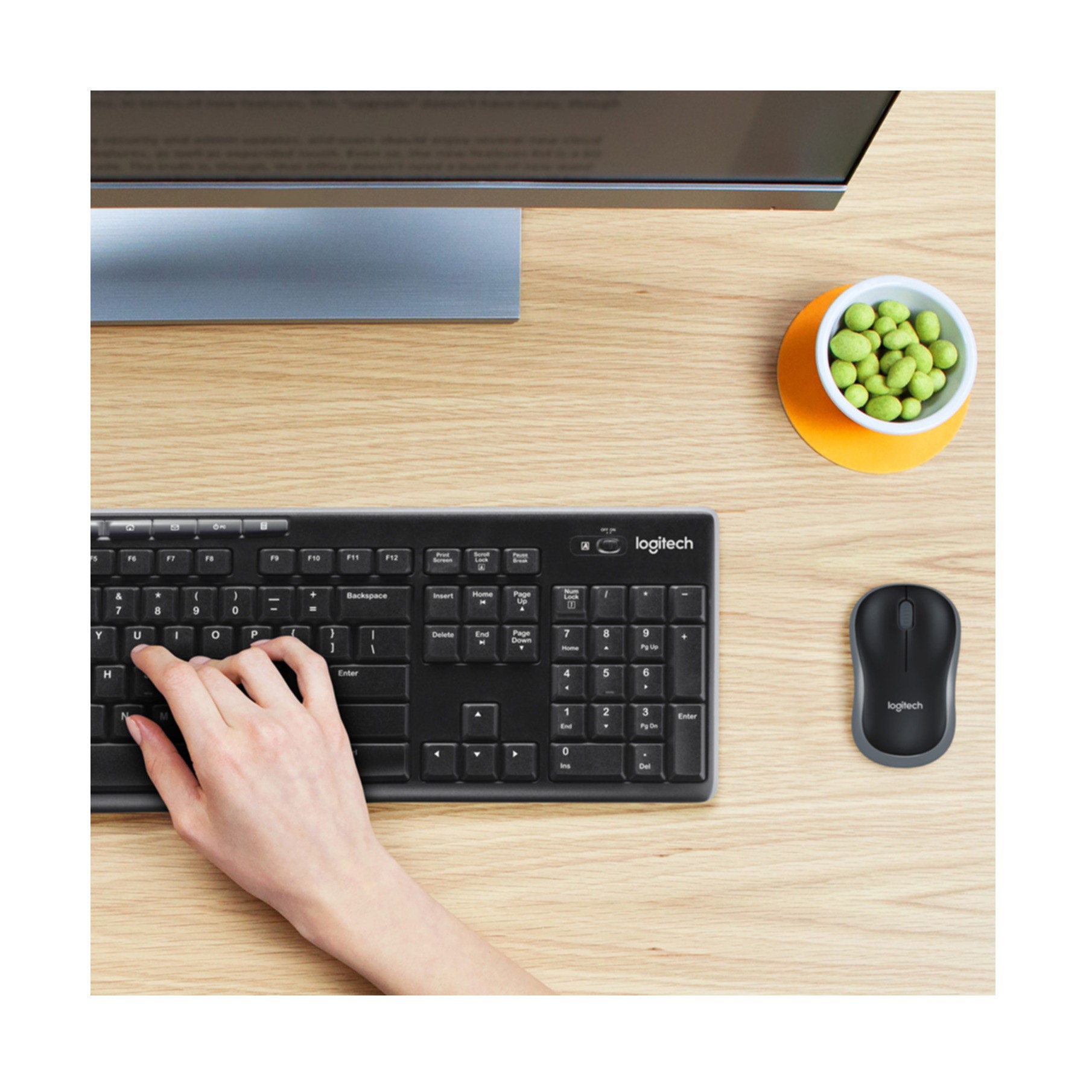 Keyboard & Mouse Logitech Wireless Combo MK270 (US) (920-004509)