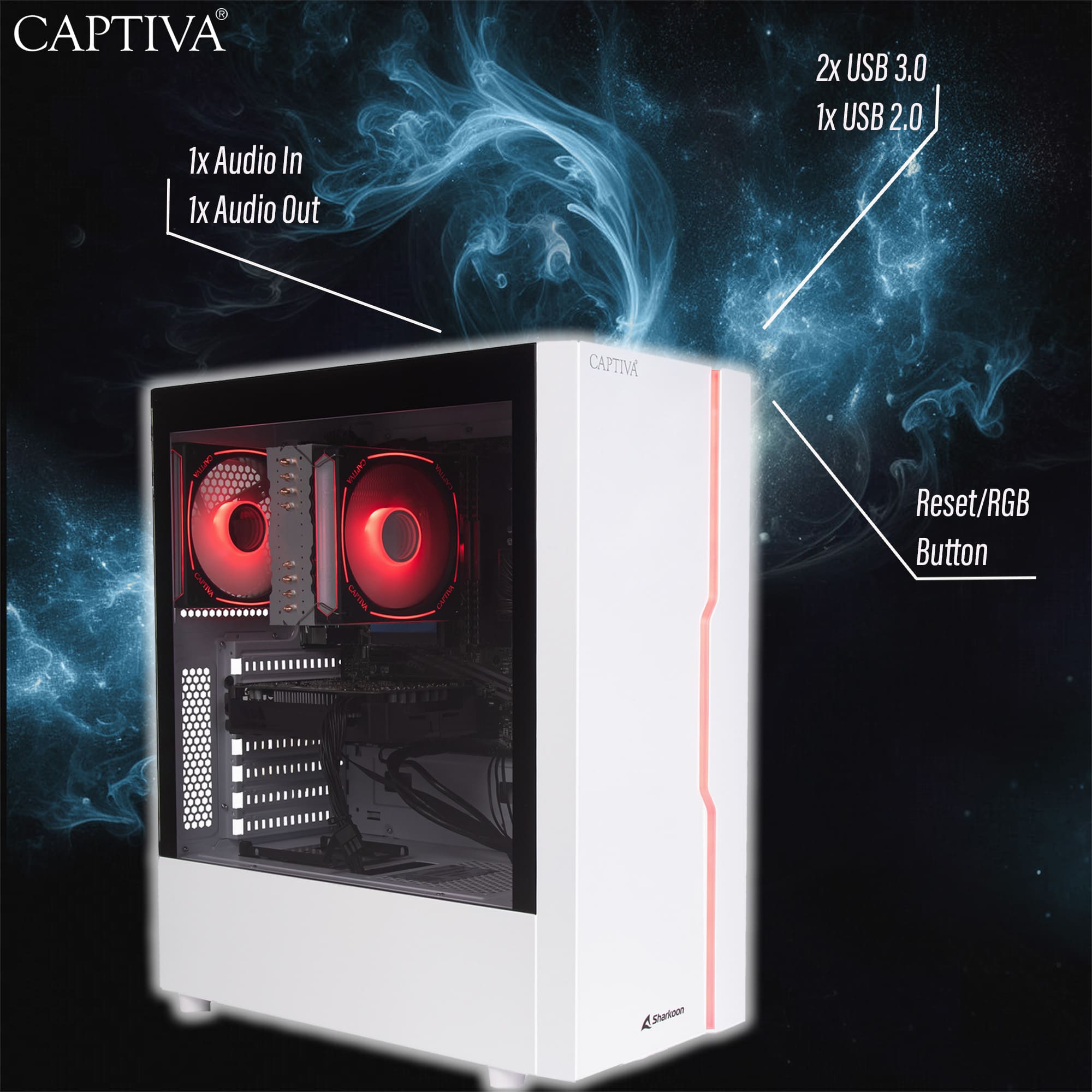 Captiva PC Power Starter R78-381 (Ryzen 7 5700G/SSD 1TB/32GB/WLAN/w/o OS) Captiva PC Power Starter R78-381 (Ryzen 7 5700G/SSD 1TB/32GB/WLAN/w/o OS)