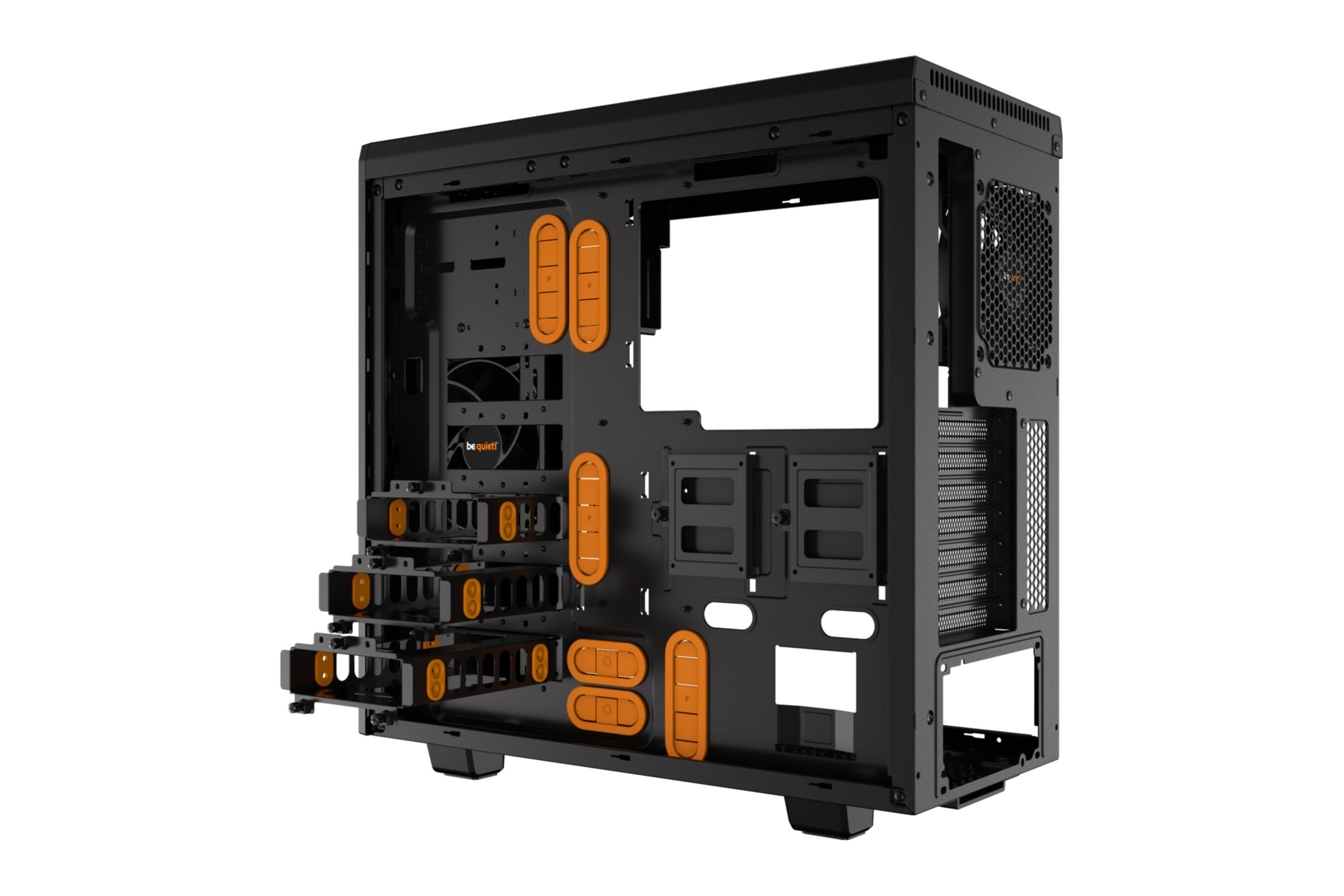 PC- Gehäuse BeQuiet Pure Base 600 Window - orange PC- Gehäuse BeQuiet Pure Base 600 Window - orange