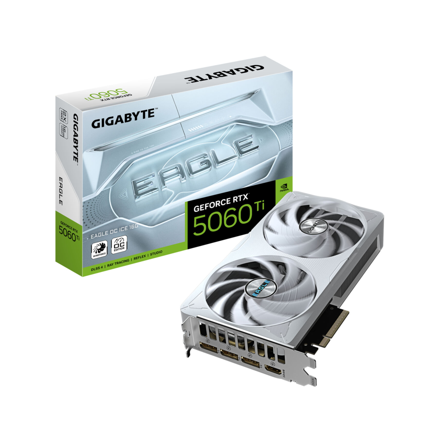 VGA Gigabyte GeForce® RTX 5060 TI 16GB Eagle OC ICE