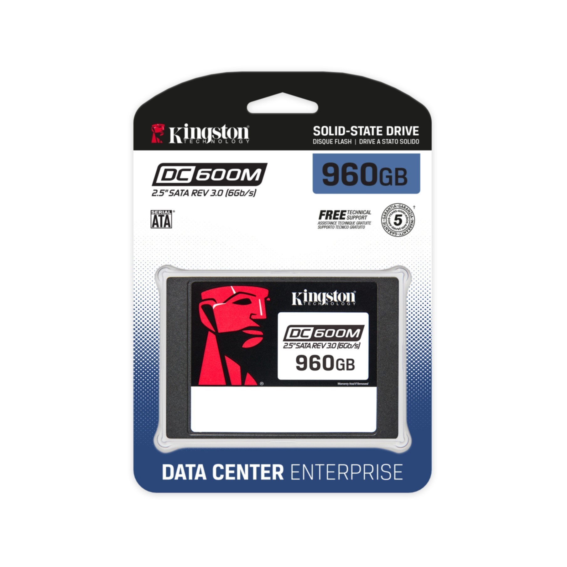 SSD Kingston DC600M 960GB Sata 3.0 2,5" Enterprise SEDC600M/960G SSD Kingston DC600M 960GB Sata 3.0 2,5" Enterprise SEDC600M/960G