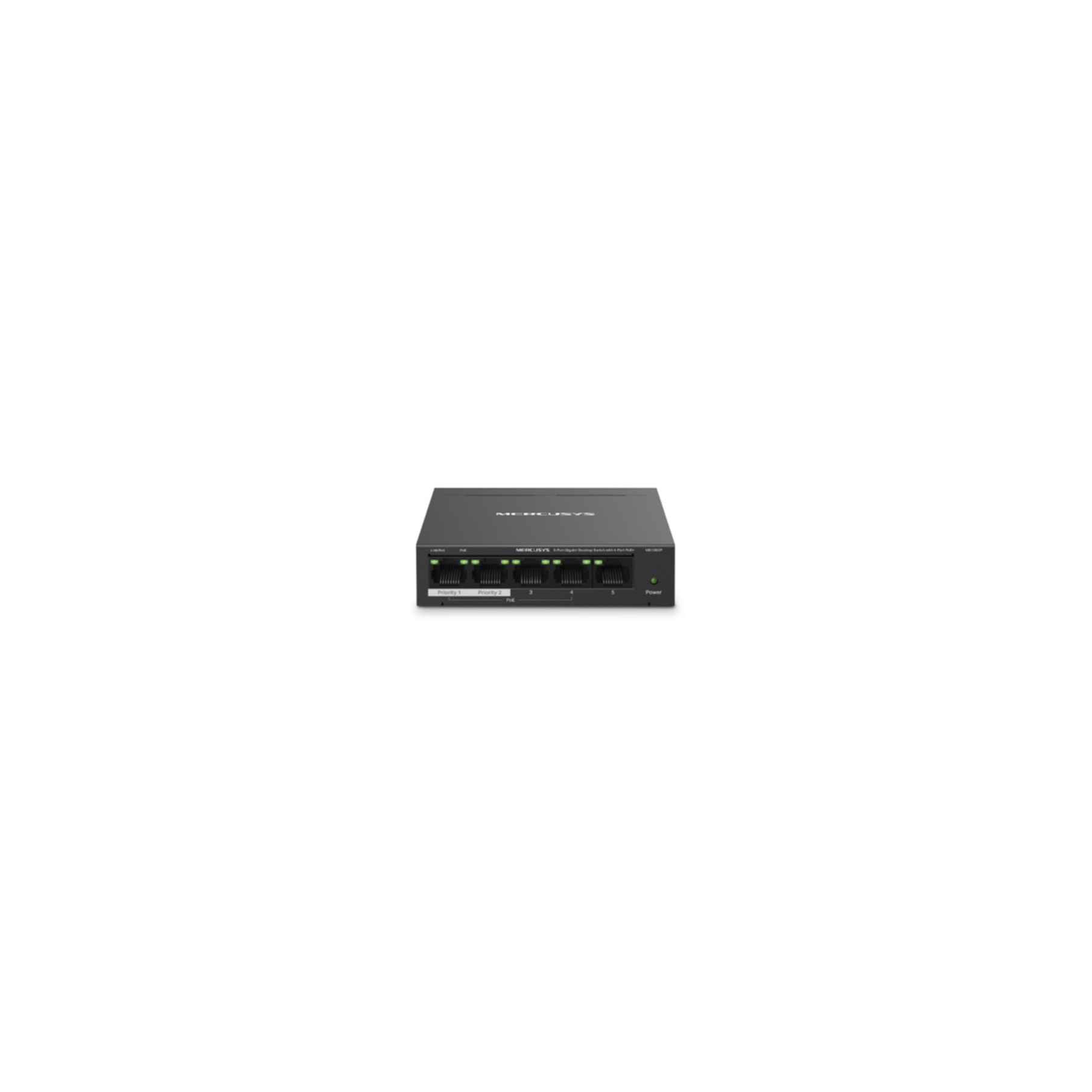 Mercusys Switch MS105GP 5-port 10/100/1000 Mercusys Switch MS105GP 5-port 10/100/1000
