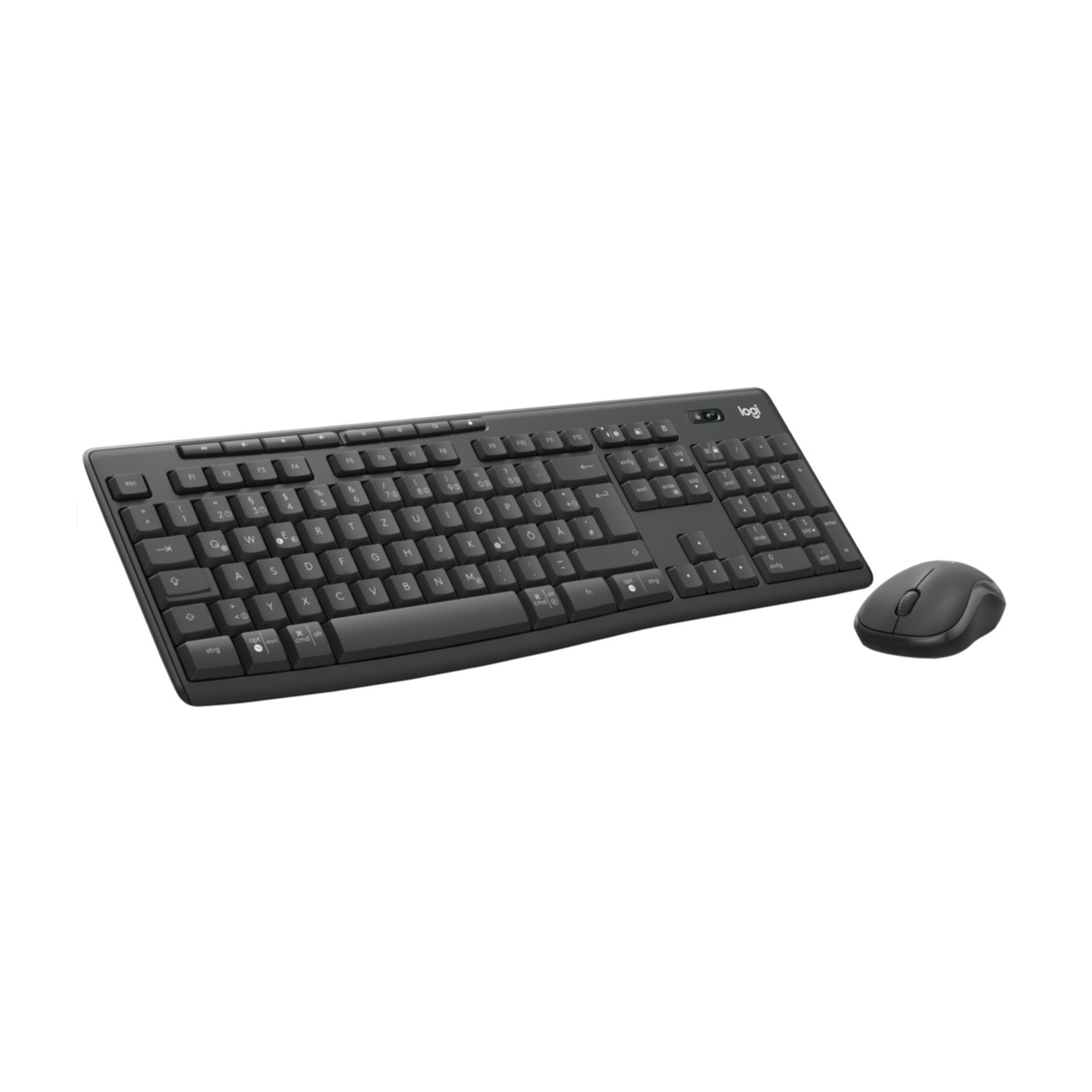 Keyboard & Mouse Logitech MK370 Combo for Business - graphite - DE - Tastatur - Bluetooth (920-012065)