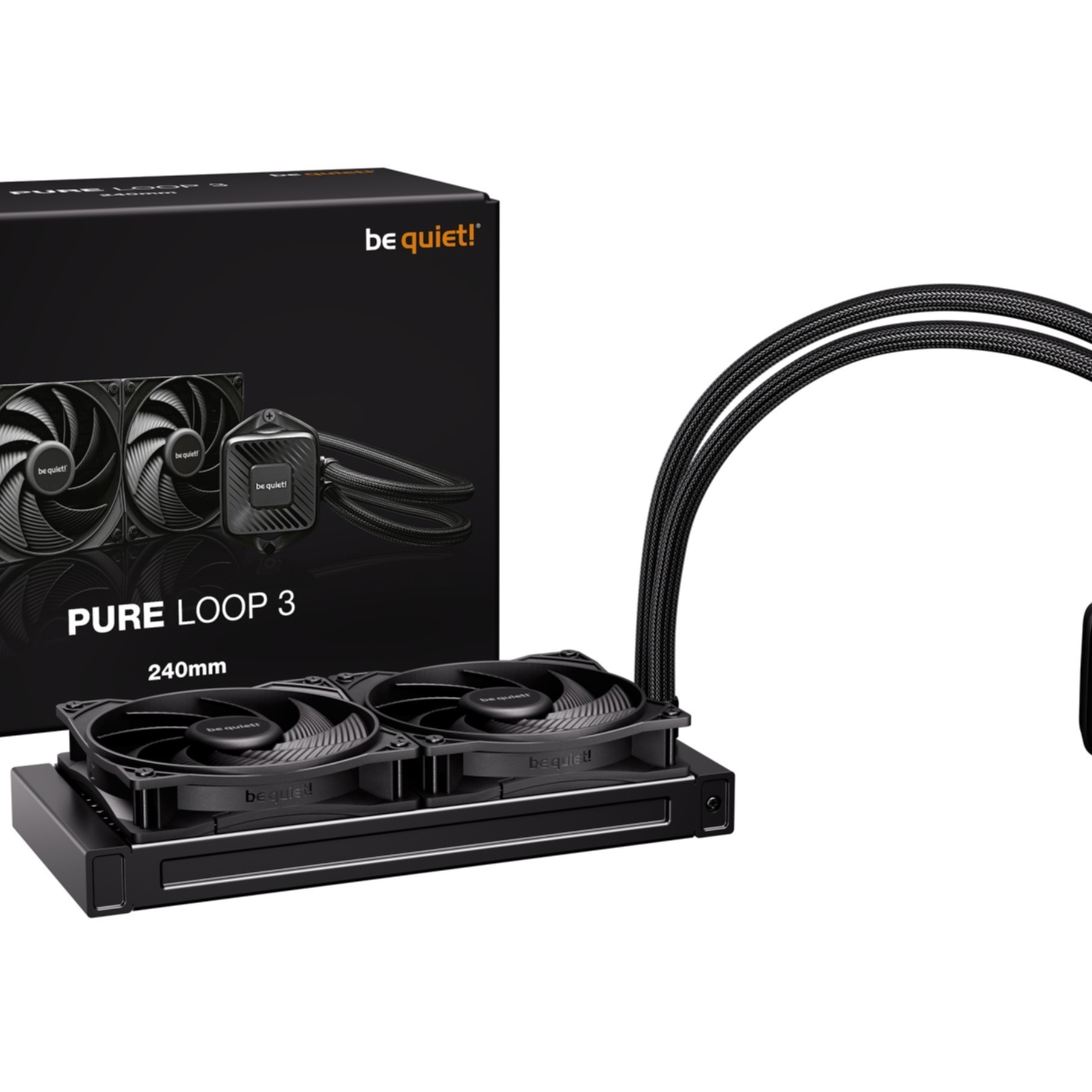 Cooler Be Quiet Pure Loop 3 240mm AiO Wasserkühlung BW027EU Cooler Be Quiet Pure Loop 3 240mm AiO Wasserkühlung BW027EU