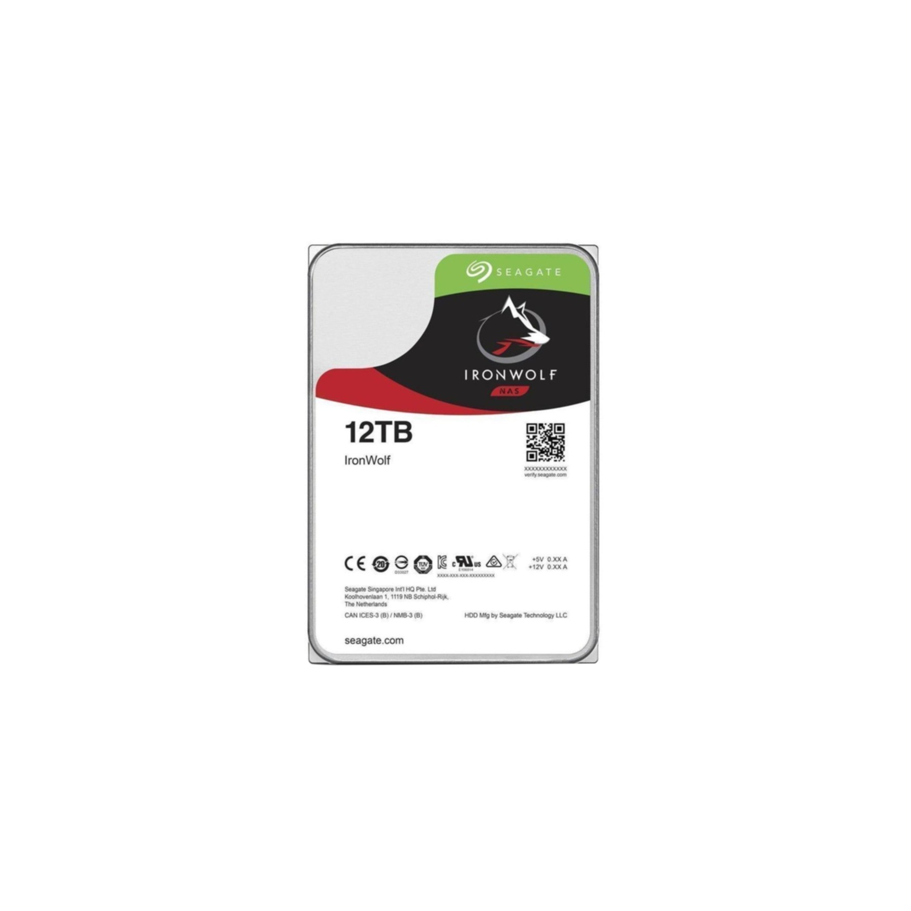 HDD Seagate IronWolf NAS ST12000VN0008 12TB Sata III 256MB (D) HDD Seagate IronWolf NAS ST12000VN0008 12TB Sata III 256MB (D)