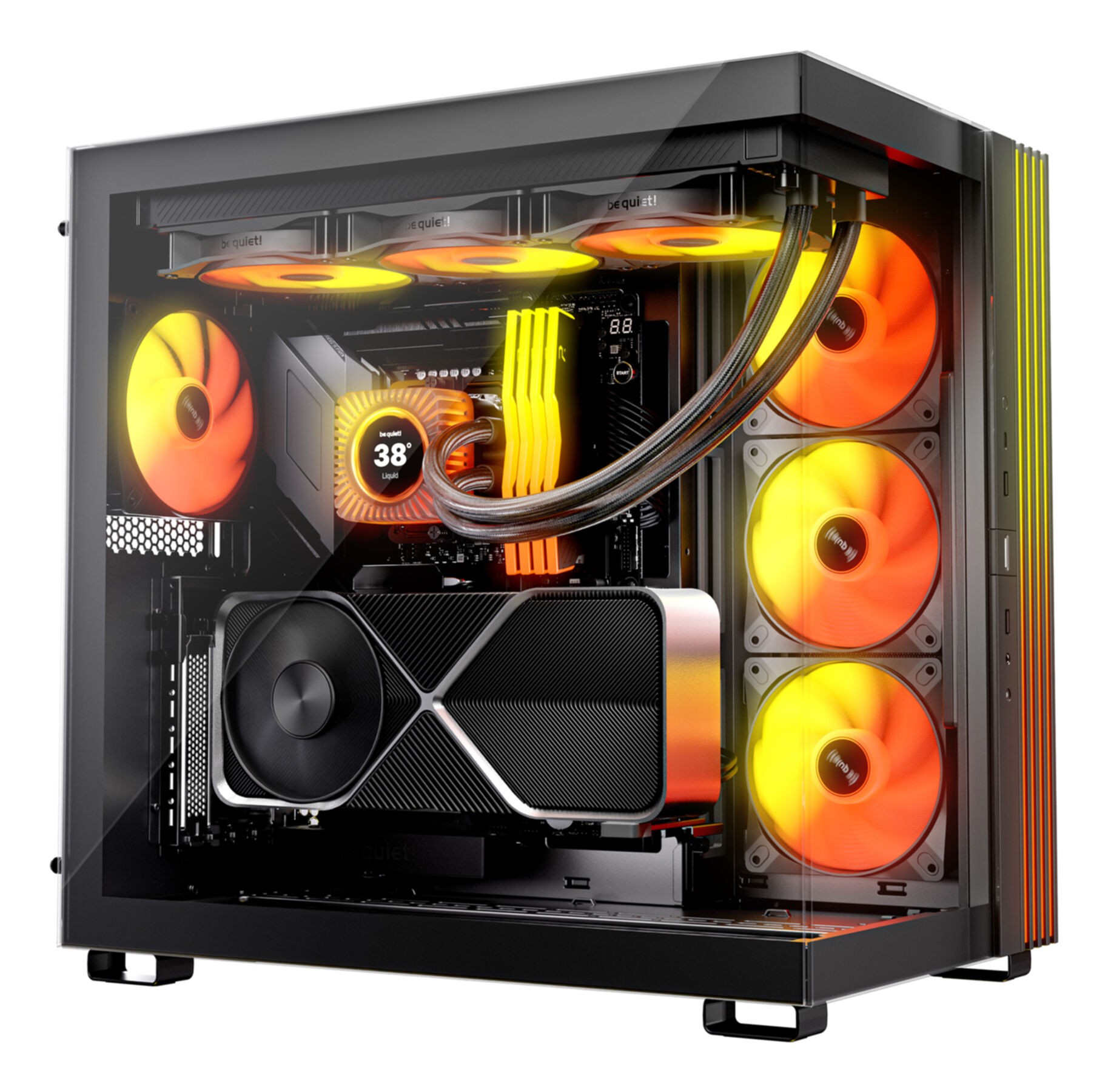 Cooler Be Quiet Light Loop IO LCD 360mm AiO Wasserkühlung black BW032