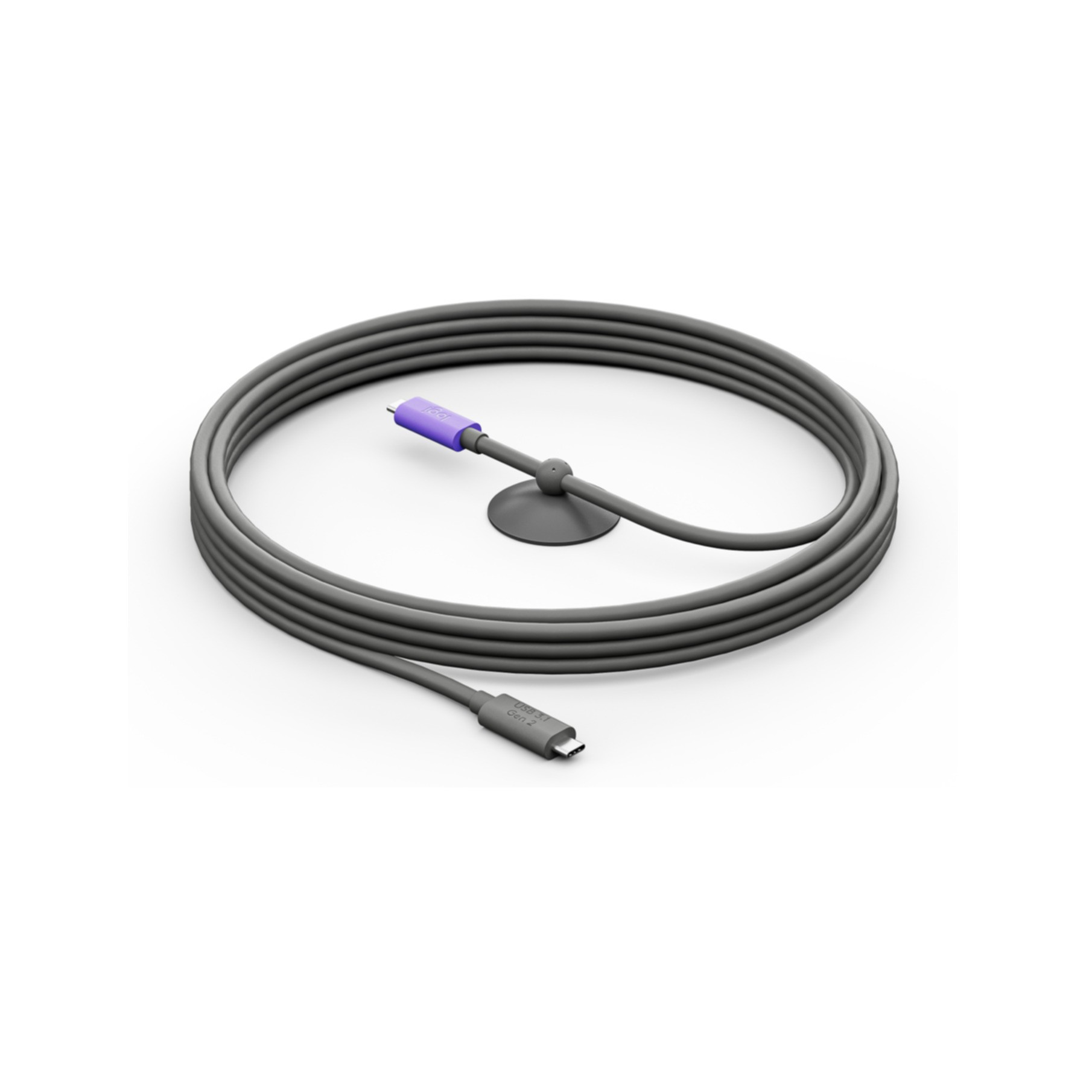 Kabel Logitech USB C (M) zu USB C (M) grau 5m (952-000195 ) Kabel Logitech USB C (M) zu USB C (M) grau 5m (952-000195 )
