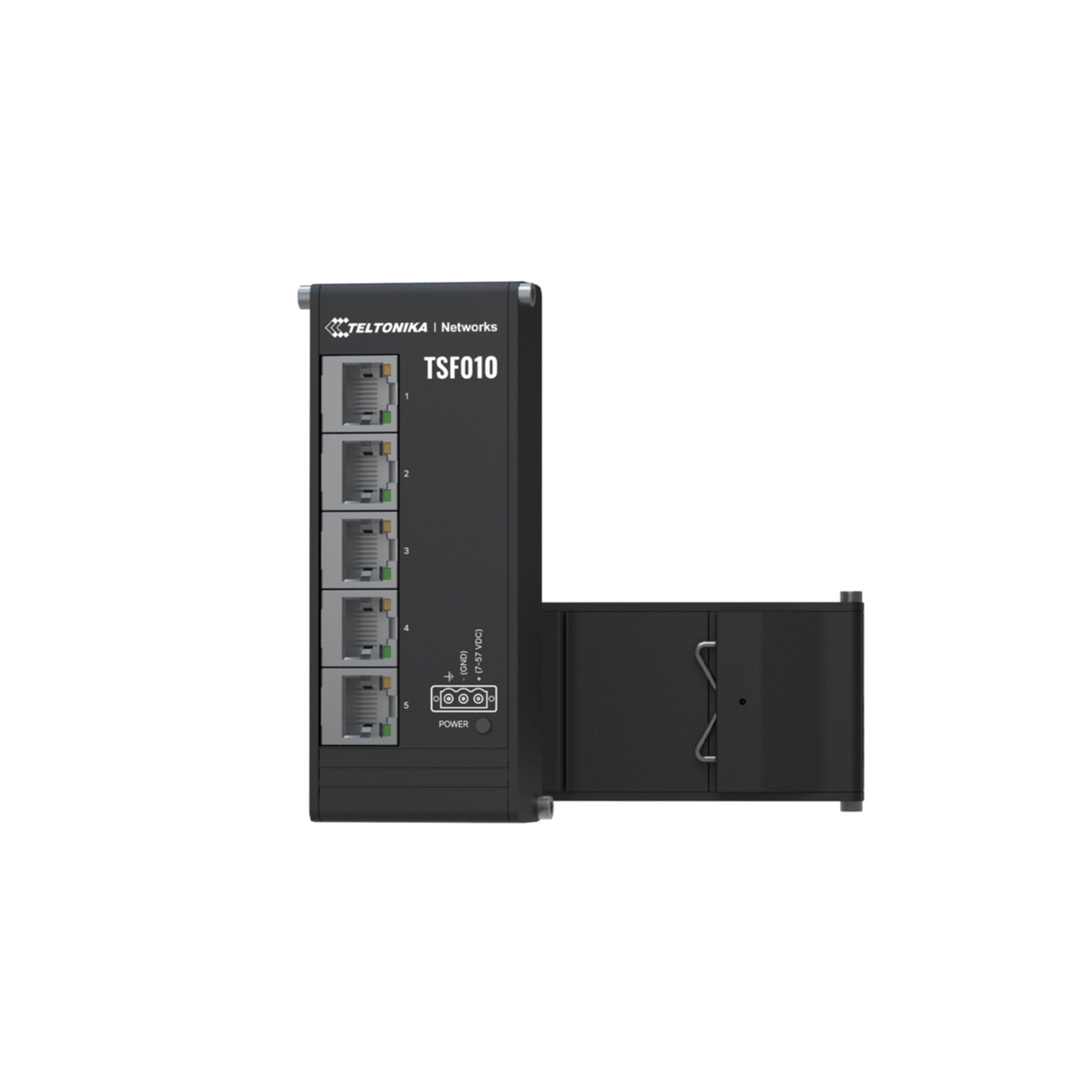 Teltonika TSF010 Unmanaged Ethernet-Switch 5x100 Mbps, flat Teltonika TSF010 Unmanaged Ethernet-Switch 5x100 Mbps, flat
