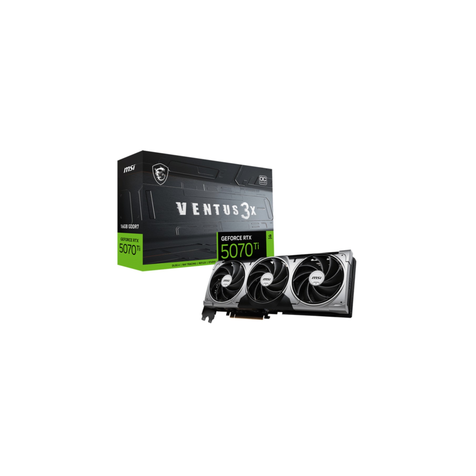VGA MSI GeForce® RTX 5070 TI 16GB Ventus 3X OC VGA MSI GeForce® RTX 5070 TI 16GB Ventus 3X OC