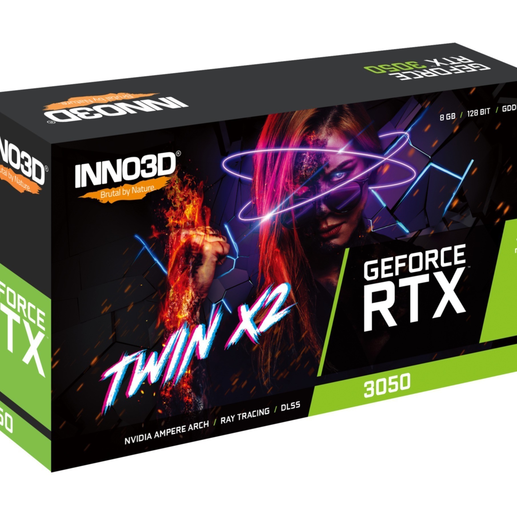 VGA Inno3D GeForce® RTX 3050 8GB Twin X2 VGA Inno3D GeForce® RTX 3050 8GB Twin X2
