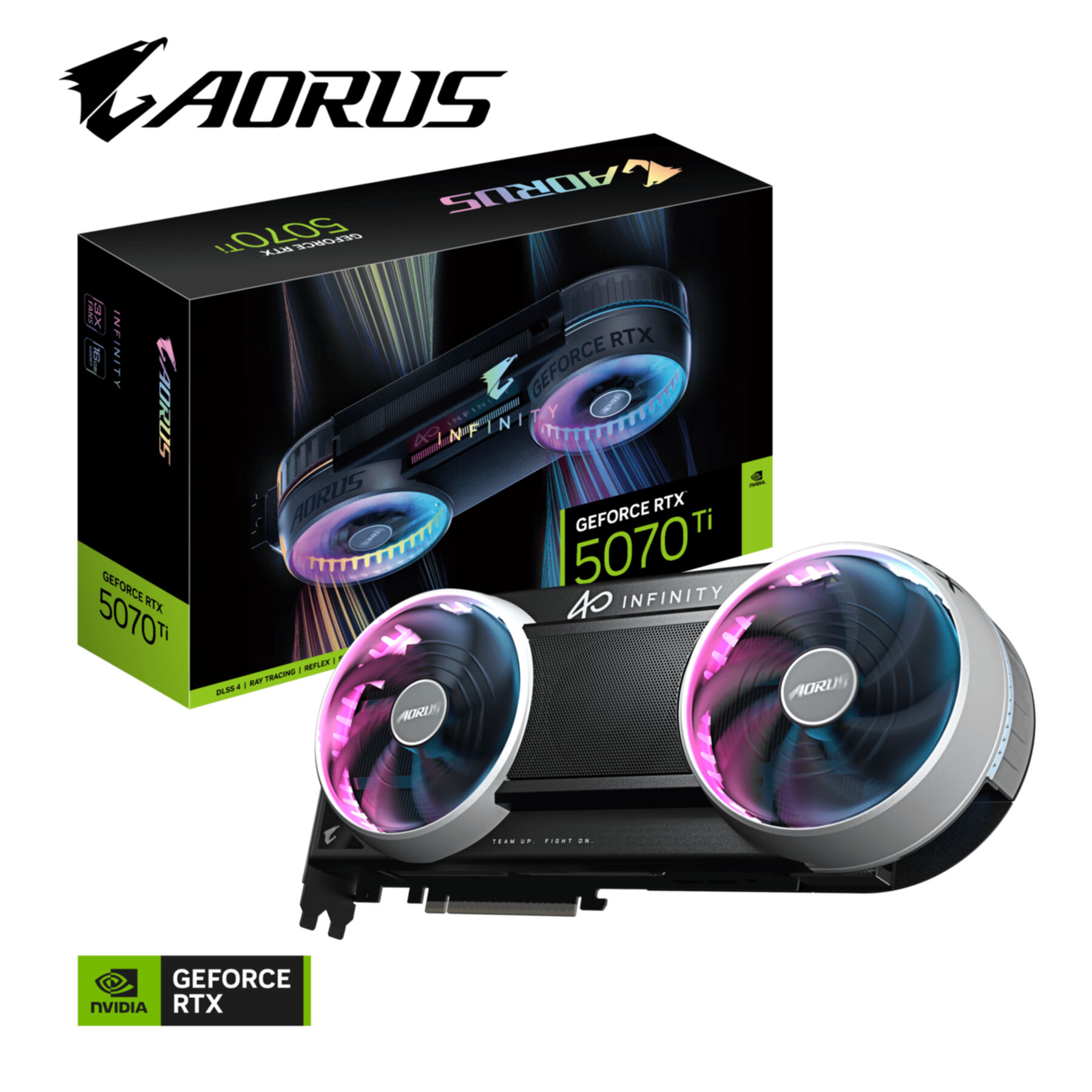 VGA Gigabyte GeForce® RTX 5070TI 16GB AORUS INFINITY VGA Gigabyte GeForce® RTX 5070TI 16GB AORUS INFINITY