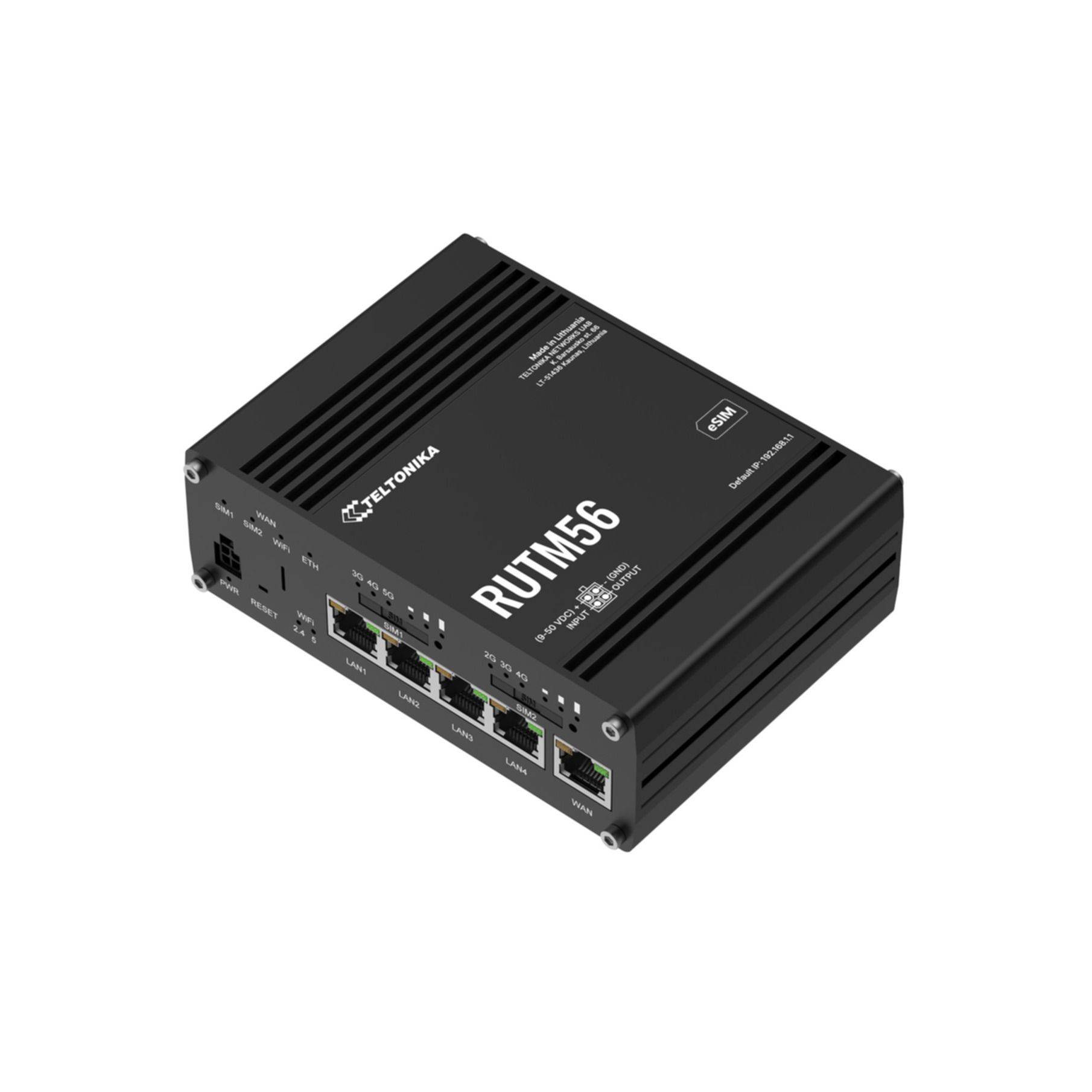 Teltonika RUTM56 Dual-Modem-Router 5G eSIM