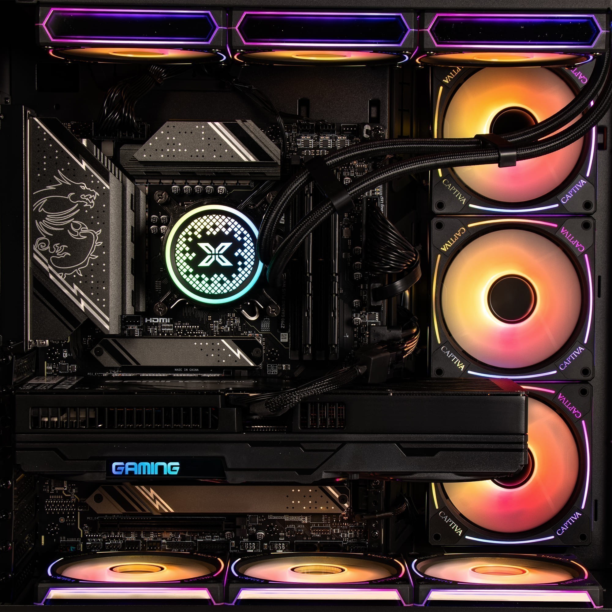 Captiva PC Entry Gaming I10-1688 (i7-14700KF/ARC B580 12GB GDDR6/SSD 2TB/32GB/WLAN/Windows 11 Home 64-bit)