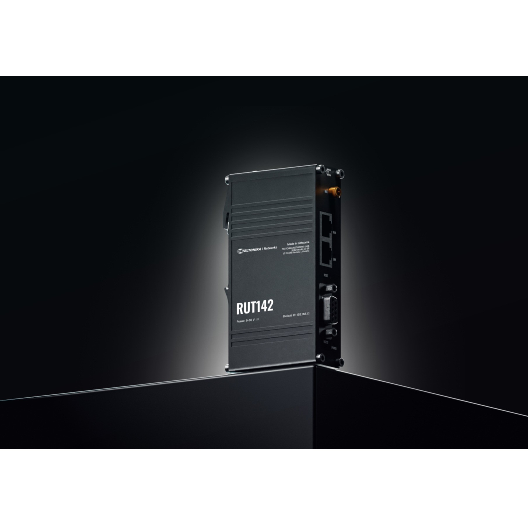 Teltonika RUT142 RS232 Industrial Router ETH+WiFi+RS232 Teltonika RUT142 RS232 Industrial Router ETH+WiFi+RS232