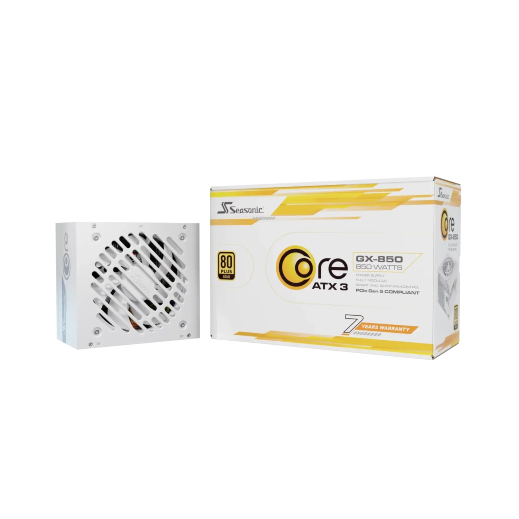 PC- Netzteil Seasonic Core-GX-850 850W Gold modular White