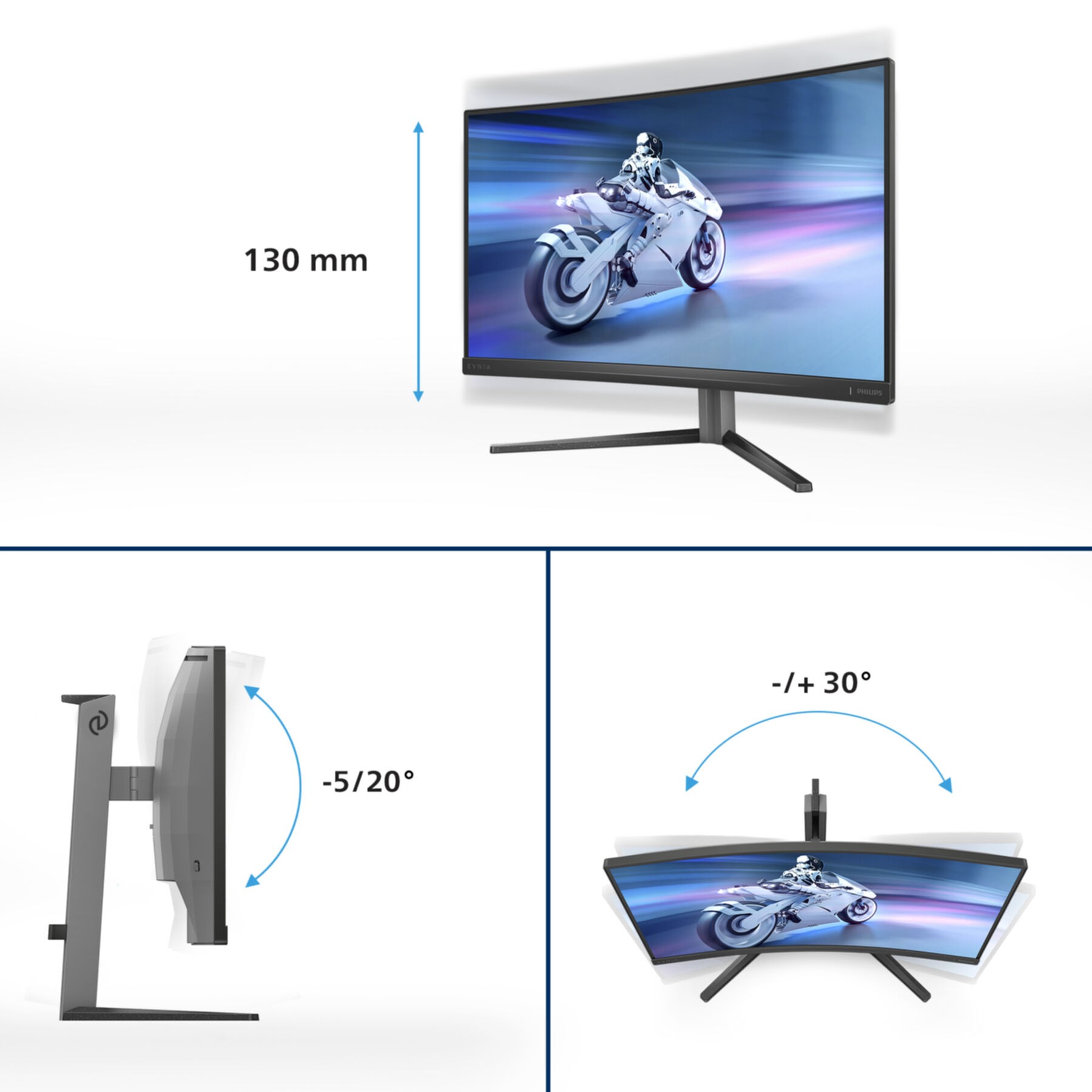 TFT Philips Evnia 5000 27M2C5200W gebogen 27M2C5200W/00 68,5cm (27")2xHDMI,DisplayPort TFT Philips Evnia 5000 27M2C5200W gebogen 27M2C5200W/00 68,5cm (27")2xHDMI,DisplayPort