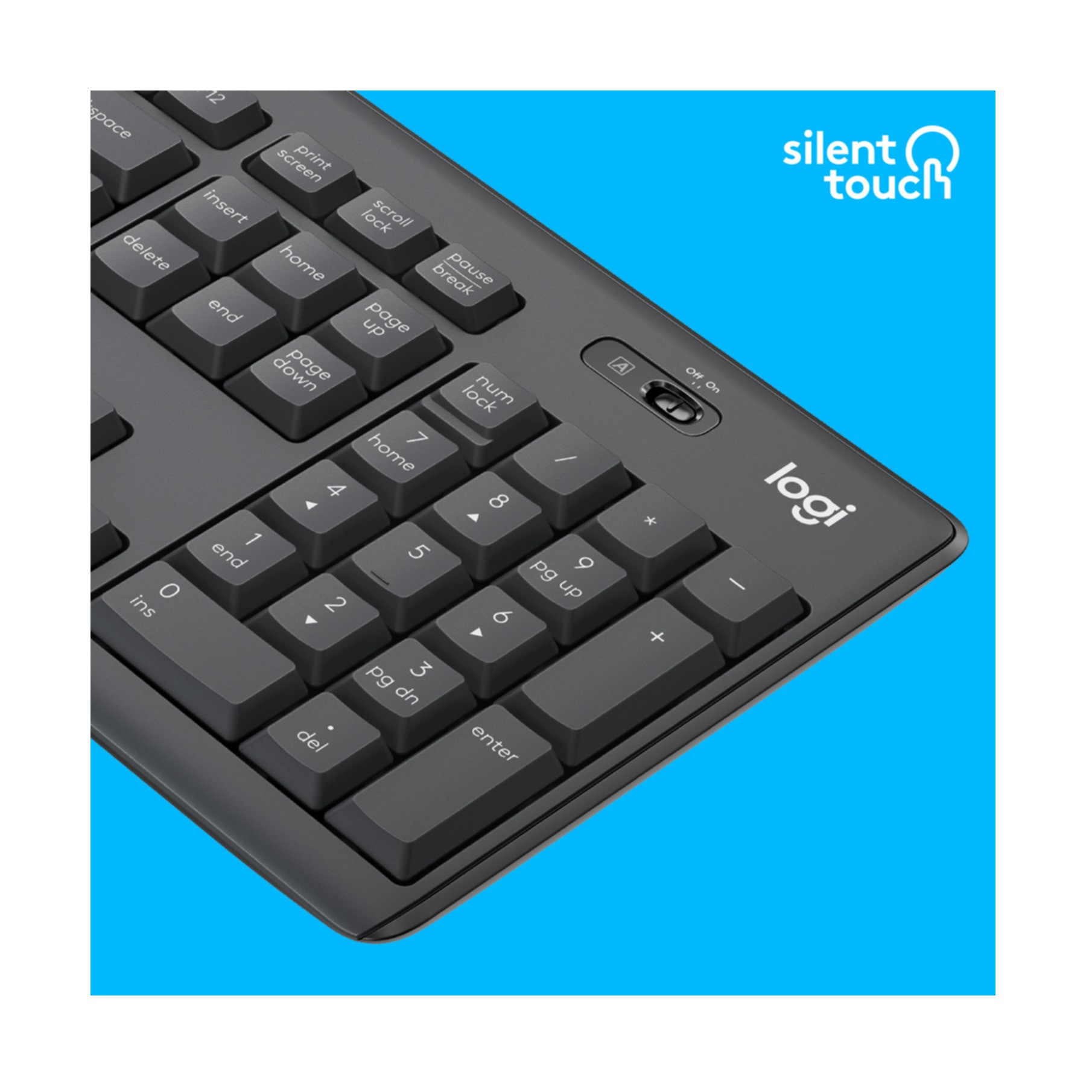 Keyboard & Mouse Logitech MK295 Silent Wireless Combo (US) (920-009800) [B-Ware]