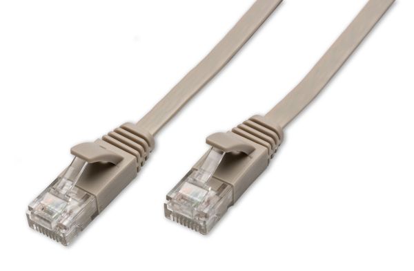 Kabel Patchkabel CAT 6a Kabel für Netzwerk, LAN und Ethernet 2m grau