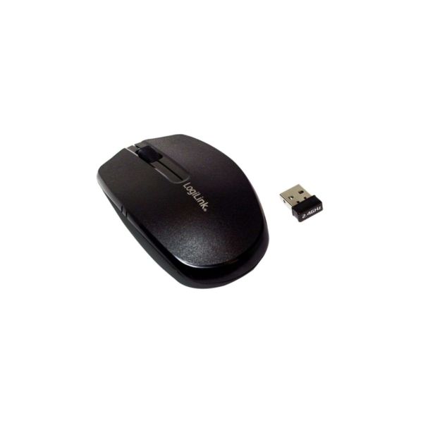 Mouse LogiLink 2,4 GHz Optische Mini Funk Maus, 1200 dpi, black (ID0114)
