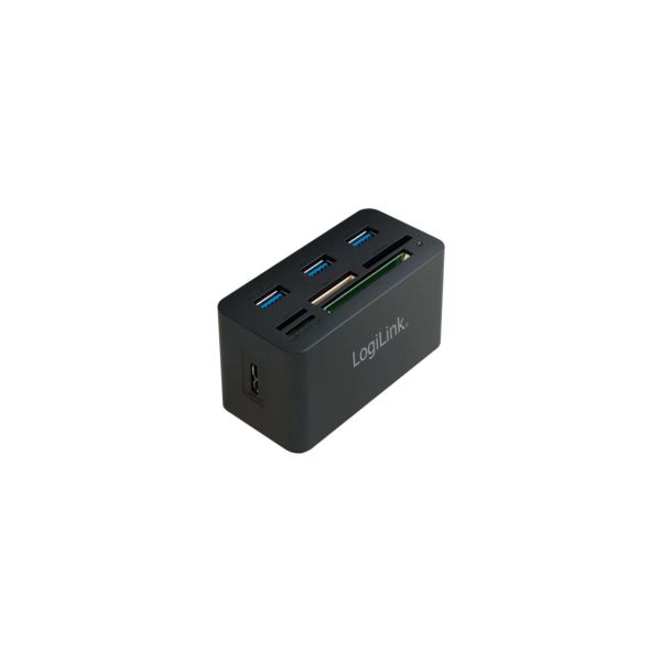 LogiLink USB 3.0-Hub mit AIO-Kartenleser - CR0042