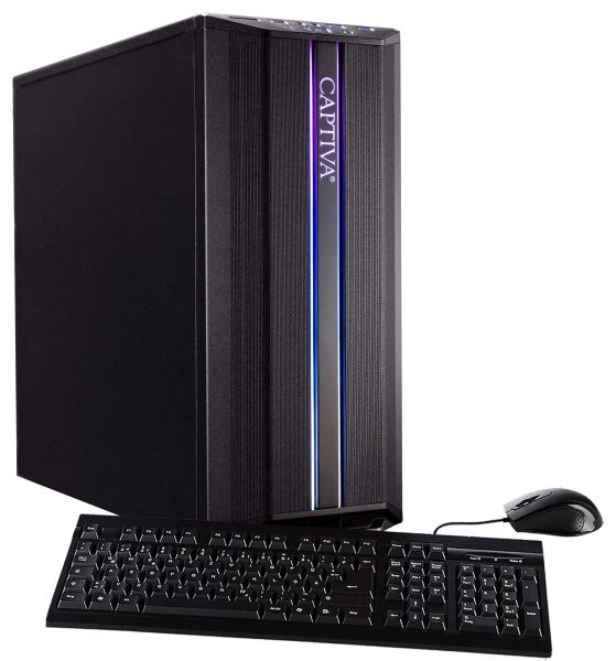 Komplettrechner Captiva Advanced Gaming R69-365 (Ryzen 5 5500/GTX1650 4GB GDDR6/SSD 1TB/16384/GA/w/o OS)
