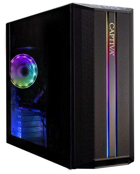 Komplettrechner Captiva AMD Gamescom Edition R70-040 (Ryzen 5 5600G/RX6700 XT 12GB GDDR6/SSD 500GB/16384/MSI/w/o OS)