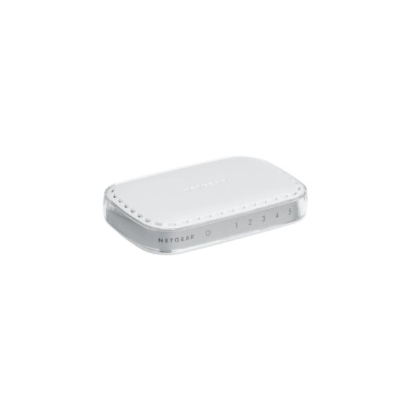 NETGEAR Switch Desktop Gigabit 5-port 10/100 GS605-400PES