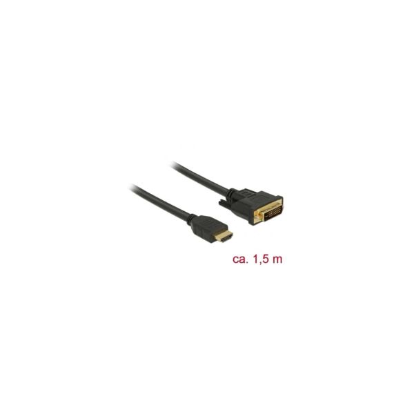 Kabel DeLOCK HDMI zu DVI - 1.5 m