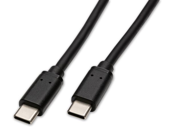 Kabel USB Kabel C-Stecker C-Stecker schwarz 2m USB-C auf USB-C 100W