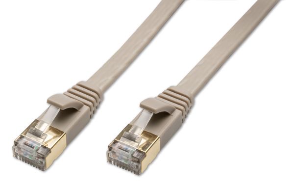 Kabel Patchkabel CAT 8 Kabel für Netzwerk, LAN und Ethernet 2m grau