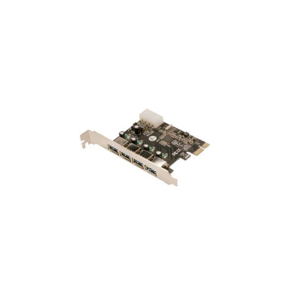 LogiLink USB 3.0 4-Port PCIe Card - USB Adapter