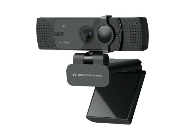 Webcam CONCEPTRONIC AMDIS07B 4K Ultra HD schwarz
