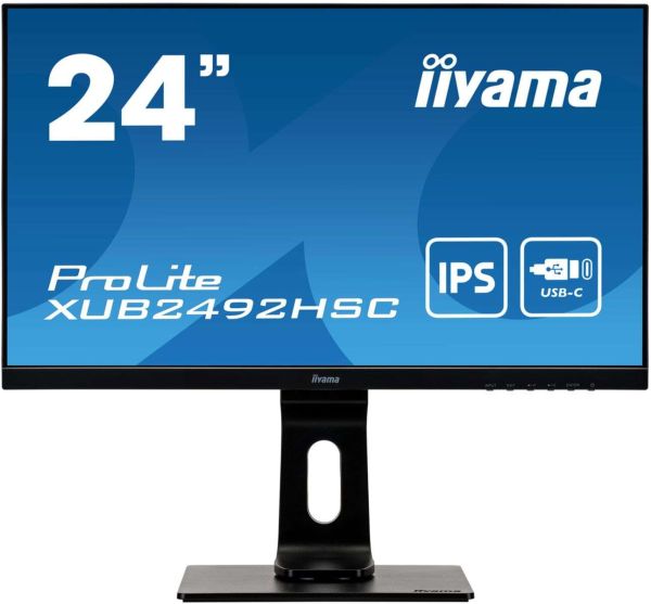 TFT Iiyama ProLite XUB2492HSC-B1 61cm (24")LED,HDMI,DisplayPort,USB-C,SP