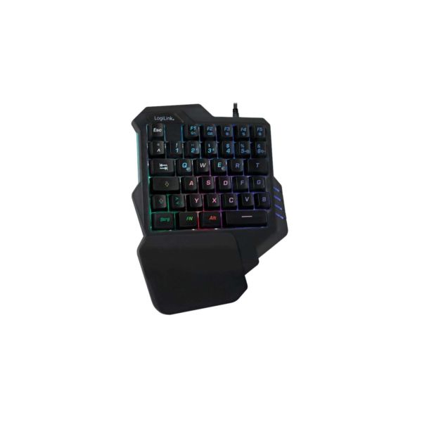 Keyboard LogiLink One-Hand-Gaming mit RGB - ID0181