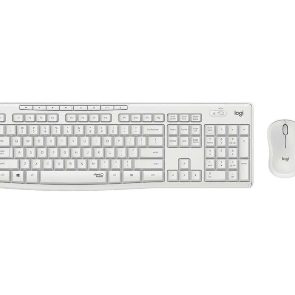 Keyboard & Mouse Logitech Wireless Combo MK295 silent weiß (DE) (920-009819)