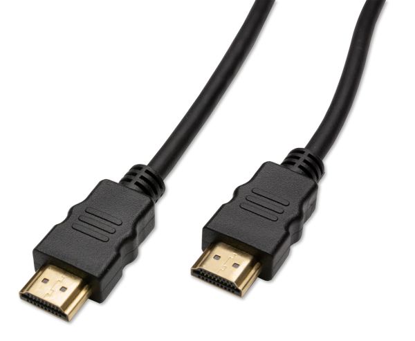 Kabel HDMI zu HDMI schwarz 4K 60Hz 2m HighSpeed vergoldete Stecker