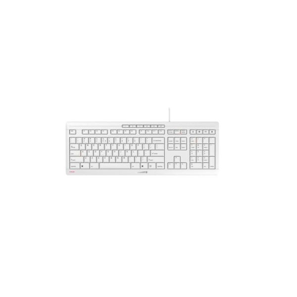 B-Keyboard Cherry STREAM weiß-grau US (JK-8500EU-0)
