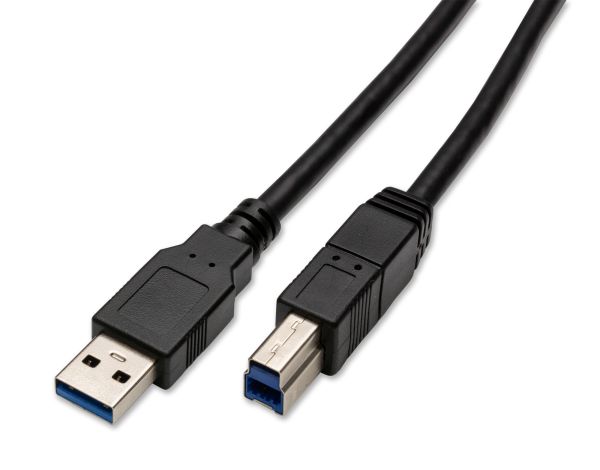 Kabel USB Kabel A-Stecker B-Stecker schwarz 2m USB-A auf USB-B