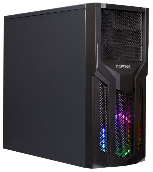 Captiva PC Advanced Gaming R65-515 (Ryzen 5 5600G/RTX3060 12GB GDDR6/SSD 500GB/16384/GA/w/o OS)