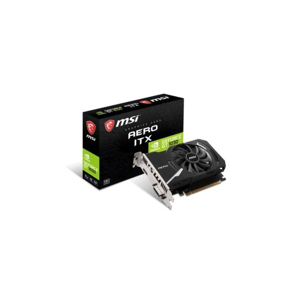 VGA MSI GeForce® GT 1030 2GB AERO ITX 2GD4 OC