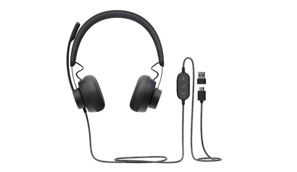 Headset Logitech Zone Wired (981-000875)