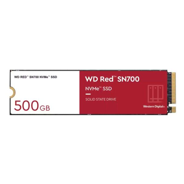 SSD WD RED SN700 500GB NAS NVME M.2 PCIe Express Gen3.0 x4 WDS500G1R0C